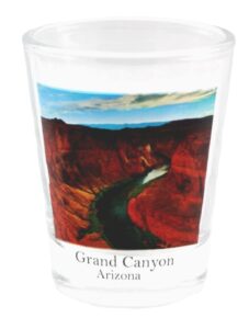 grand canyon arizona photo shot glass
