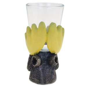 CoTa Global Moose Antler Head Tequila Cocktail Whisky Vodka Wild Animal Themed Shot Glass Home Bar Tool Party Accessory Drinkware Cute Funny Novelty Glassware Drinking Game Shooter Glasses