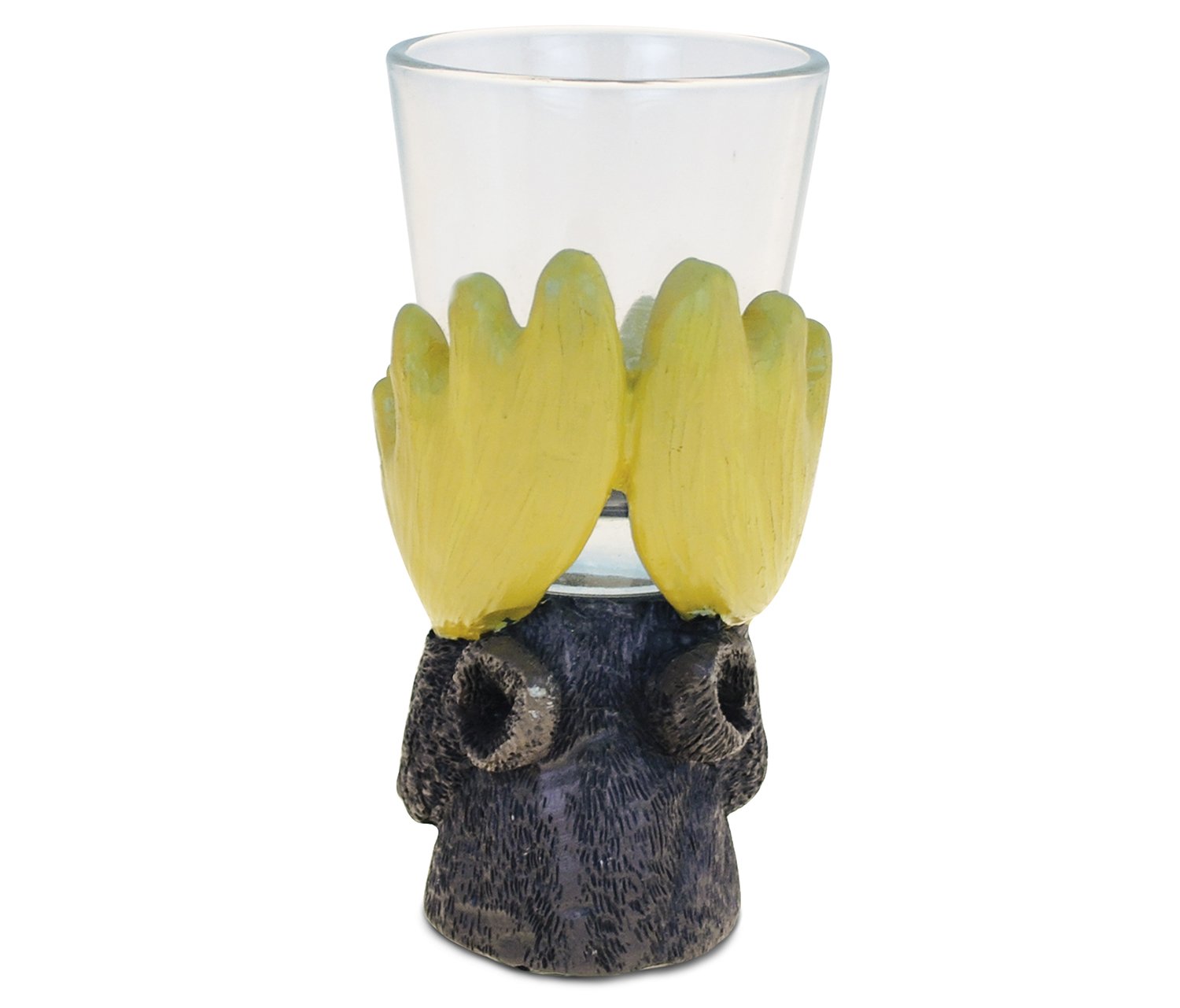 CoTa Global Moose Antler Head Tequila Cocktail Whisky Vodka Wild Animal Themed Shot Glass Home Bar Tool Party Accessory Drinkware Cute Funny Novelty Glassware Drinking Game Shooter Glasses