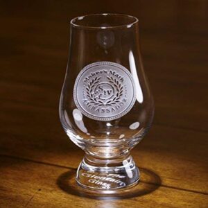 Your Logo Carved On 4 Glencairn Whiskey Glasses (Set Of 4)