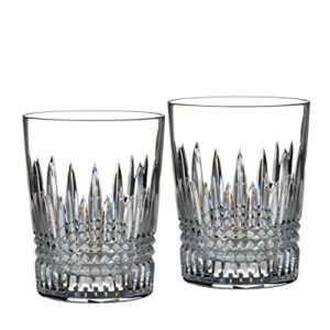 Waterford Lismore Diamond Double Old Fashioned, Set of 2, 2 Count (Pack of 1), Clear