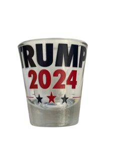 lunch money trump 2024 shot glass | 2 oz bourbon whiskey shot glass | made in usa by americans for americans president donald trump 4 more in 24