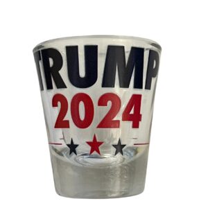 Lunch Money Trump 2024 Shot Glass | 2 oz Bourbon Whiskey Shot Glass | Made in USA by Americans for Americans President Donald Trump 4 more in 24
