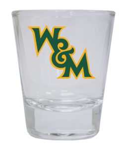 william and mary round shot glass officially licensed collegiate product