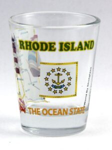rhode island the ocean state all-american collection shot glass
