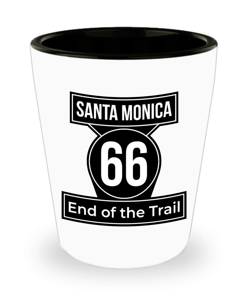 Santa Monica Route 66 End of the Trail Shot Glass