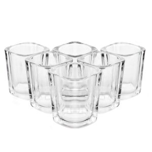 D&Z 6 Square Shot Glasses of Party, Bar, 2 oz Shooter Glass for Tequila and Vodka, Whiskey, Spirits, Liquors Shots ( 6 PCS )