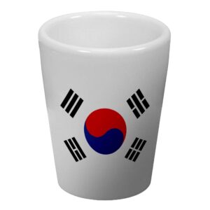 express it best shot glass - flag of south korea (korean)