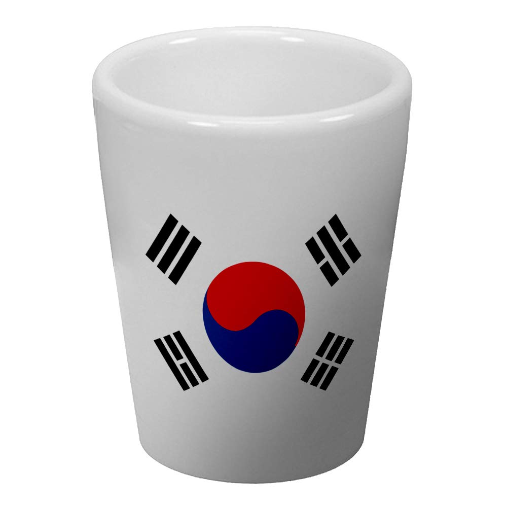 EXPRESS IT BEST Shot Glass - Flag of South Korea (Korean)