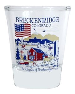 breckenridge colorado great american cities collection shot glass