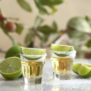 lav Scotch Shot Glasses Set of 6 - Clear Tequila Shot Cups for Parties 1.5 Oz - Plain Shot Glass Set Perfect for Gift and Wedding Parties - Made in Europe