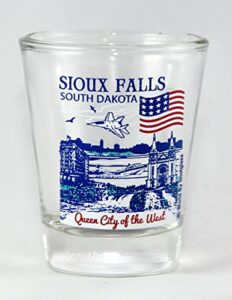 sioux falls south dakota great american cities collection shot glass