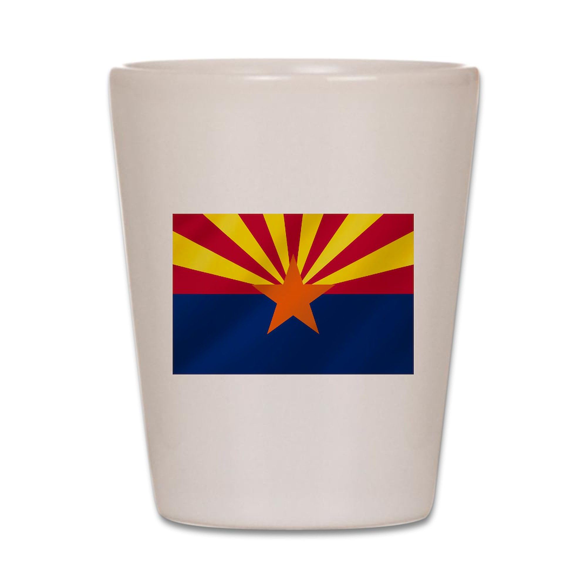 CafePress Arizona State Flag Unique and Funny Shot Glass