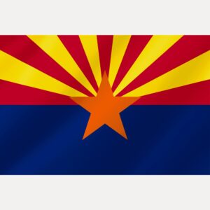 CafePress Arizona State Flag Unique and Funny Shot Glass