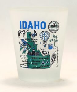 idaho us states series collection shot glass