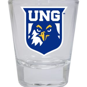 R and R Imports North Georgia Nighhawks Round Shot Glass Officially Licensed Collegiate Product