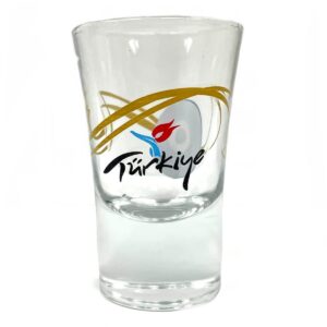 Turkish Evil Eye Shot Glass Souvenir Clear