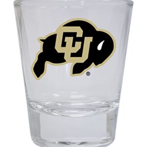 R and R Imports Colorado Buffaloes Round Shot Glass Officially Licensed Collegiate Product