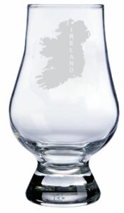 ireland themed crystal whiskey glass compatible with the glencairn glass accesories