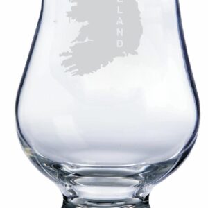 Ireland Themed Crystal Whiskey Glass Compatible with The Glencairn Glass Accesories