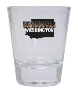 vancouver washington trendy souvenir round shot glass