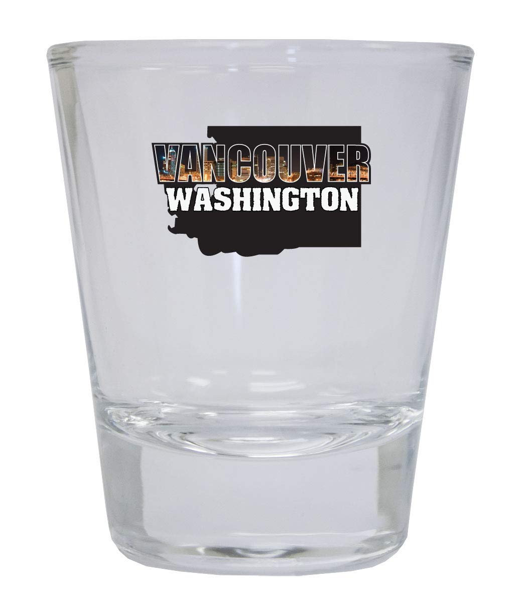 Vancouver Washington Trendy Souvenir Round Shot Glass