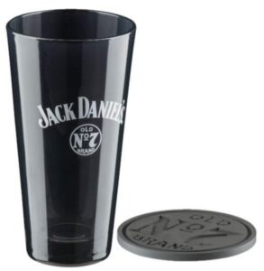 jack daniels old no. 7 tall glass mixing glass gift set whiskey bar glass black