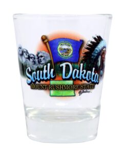 south dakota mount rushmore state elements shot glass