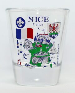 nice france great french cities collection shot glass