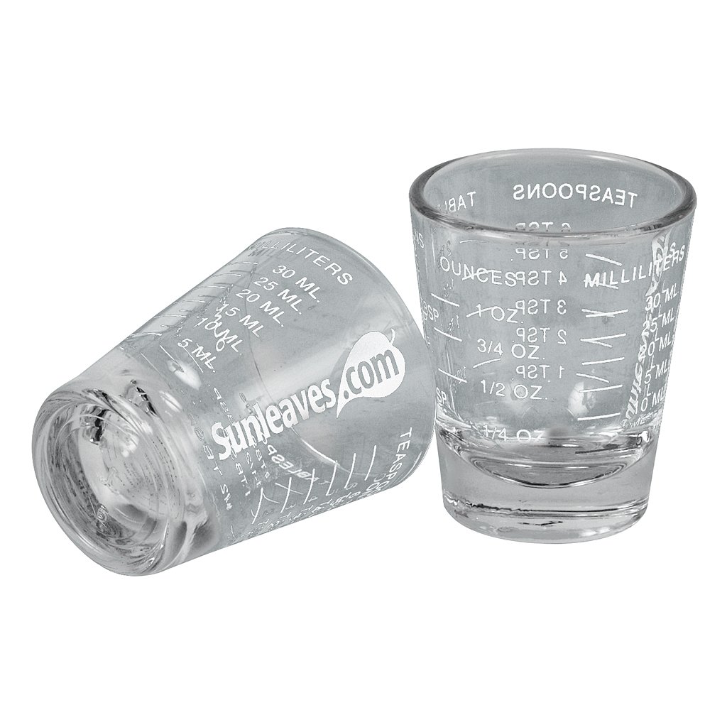 1 X Mini Measure Â Mini Measuring Shot Glass Measures 1oz, 6 Tsp, 2 Tbs, 30ml