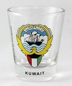 kuwait flag shot glass