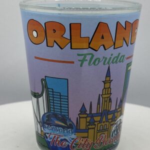 ORLANDO Florida SHOT GLASS 2 OZ.