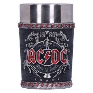 Nemesis Now Officially licensed ACDC Back in Black Shot Glass,8.5cm