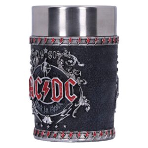 Nemesis Now Officially licensed ACDC Back in Black Shot Glass,8.5cm