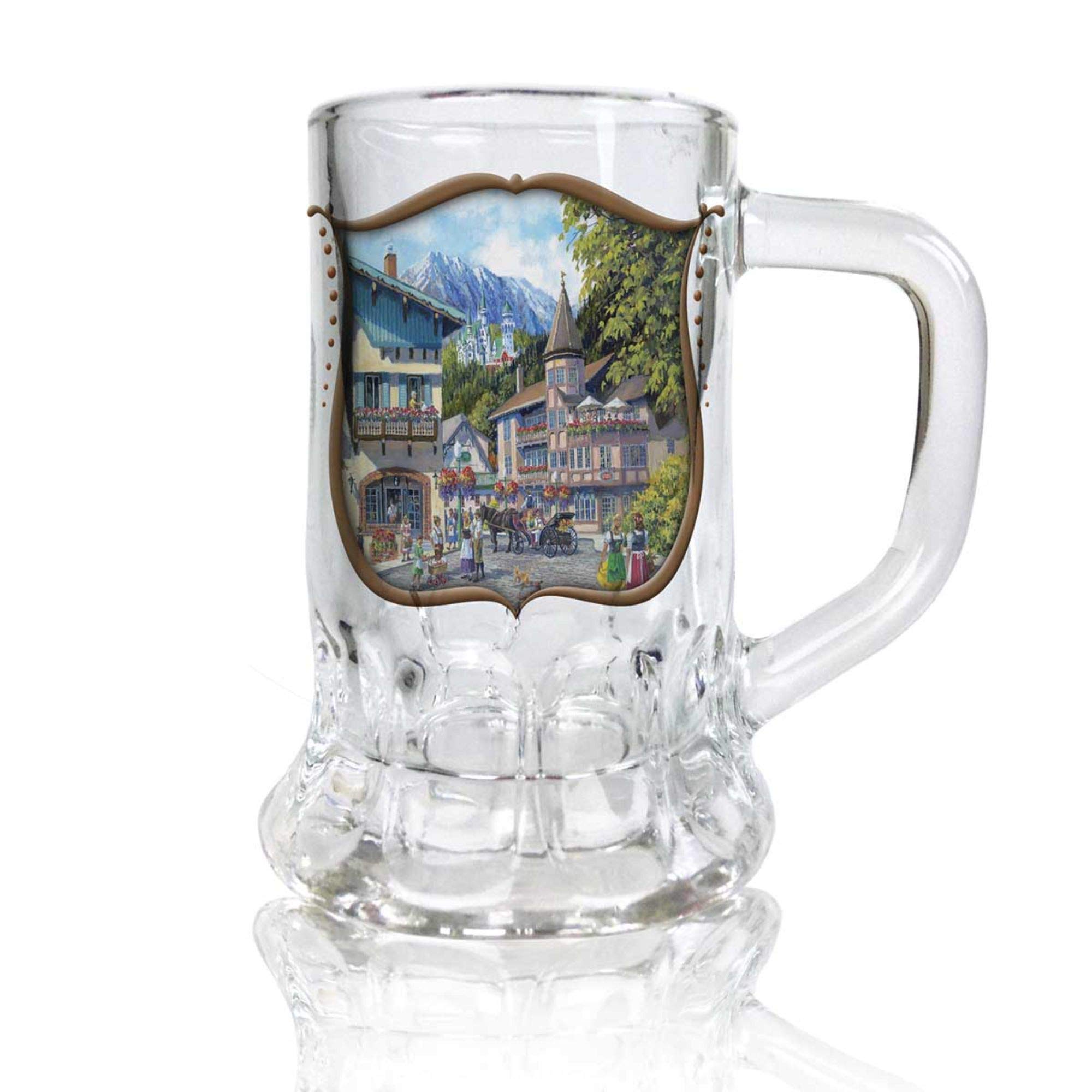 Essence of Europe Gifts E.H.G Dimpled Mug Glass Shot: German Summer