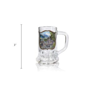 Essence of Europe Gifts E.H.G Dimpled Mug Glass Shot: German Summer