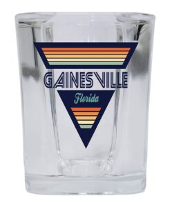 r and r imports gainesville florida 2 ounce square base liquor shot glass retro design