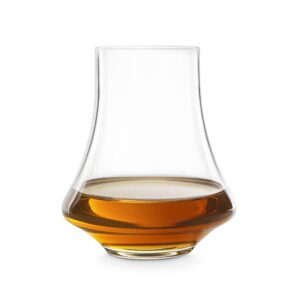 final touch revolve spinning & rotating spirits tasting glass for whiskey, gin, rum, tequila & other spirits (lfg4141)