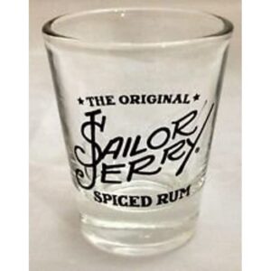 sailor jerry rum shot glass
