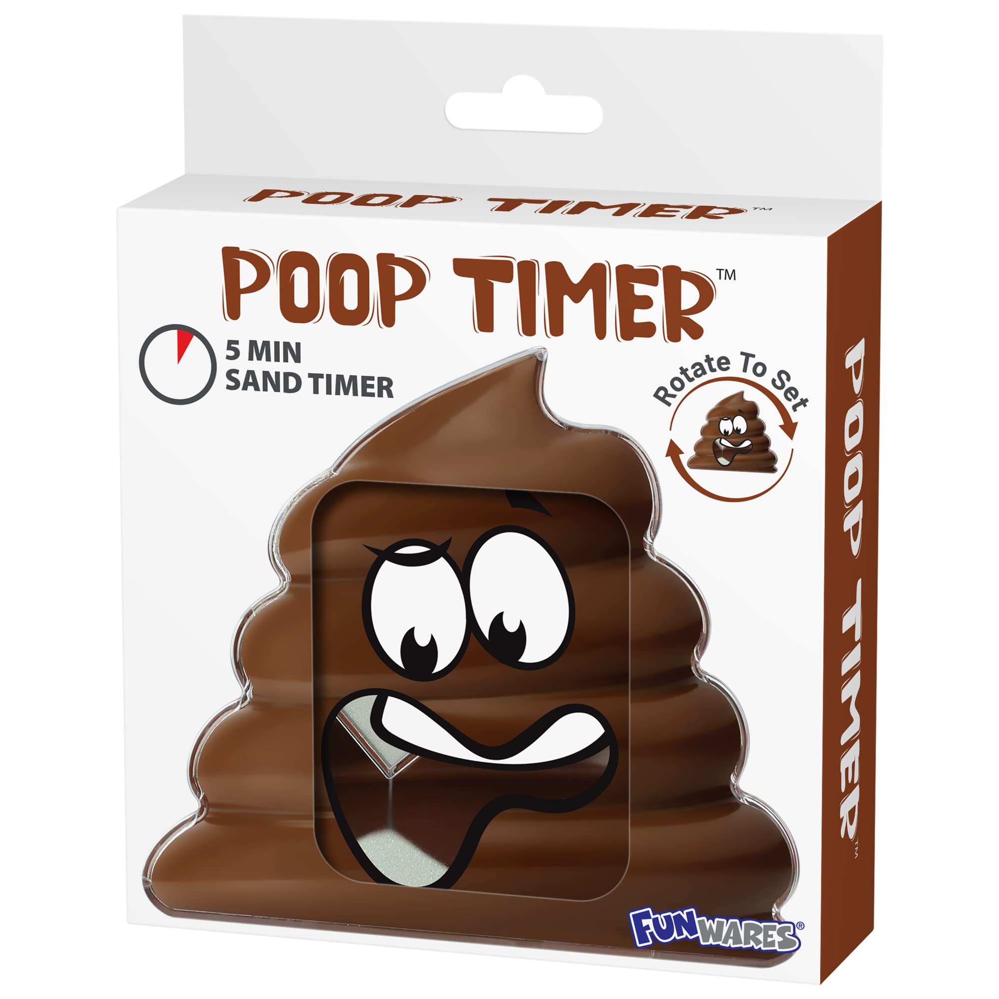 Funwares The Ultimate Gag Gift Bundle - Porta Potty Shot Glass and Poop Timer