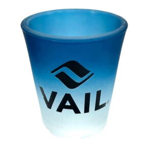 paykoc imports vail blue frosty colorado souvenir shot glass