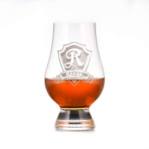 glencairn scotch whisky glass engraved, set of 2 (m30glen)