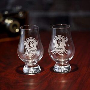 Glencairn Scotch Whisky Glass Engraved, Set Of 2 (M30Glen)