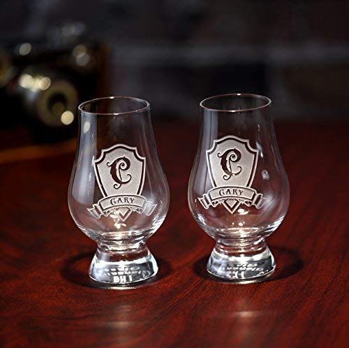 Glencairn Scotch Whisky Glass Engraved, Set Of 2 (M30Glen)