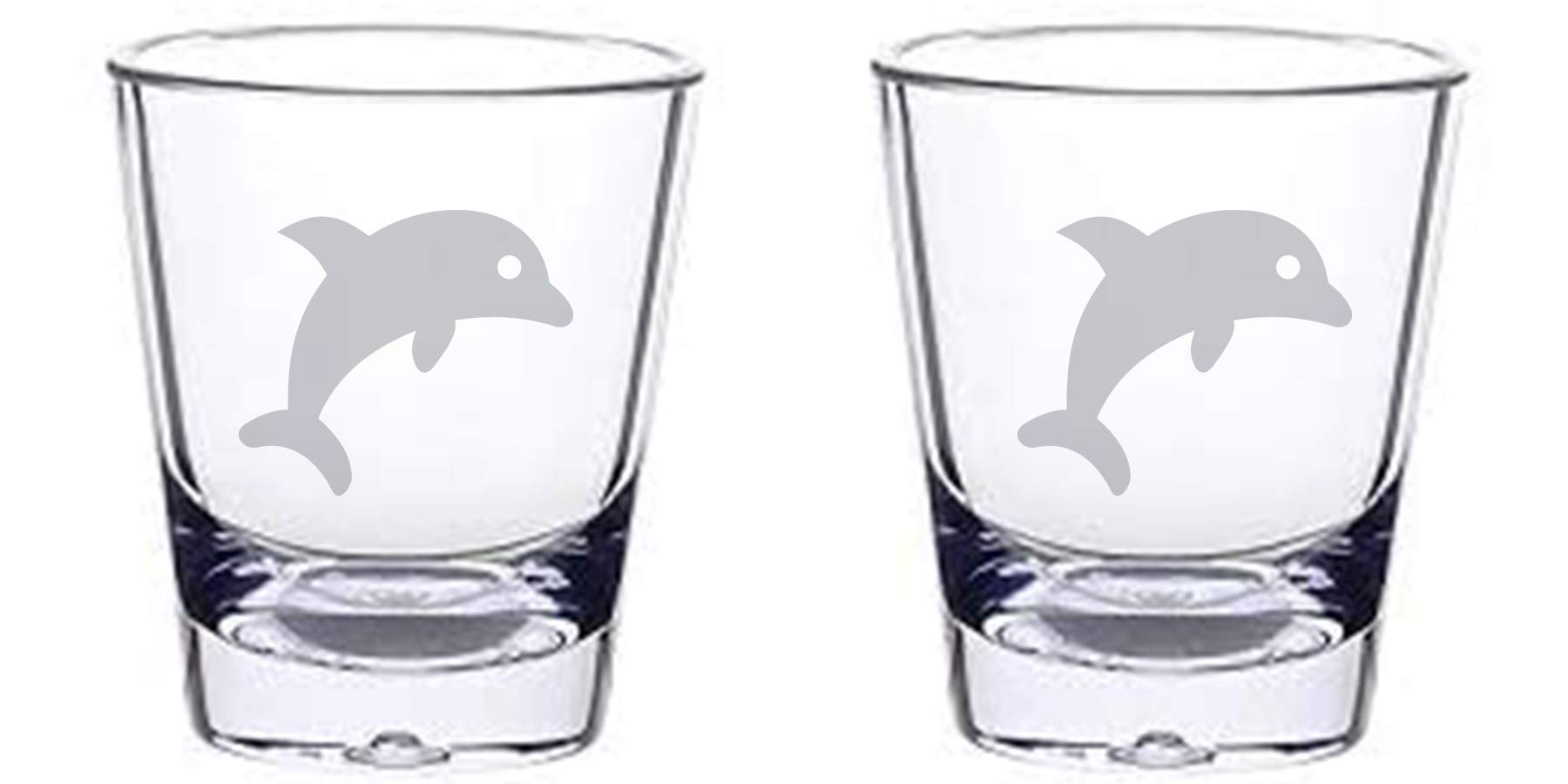 Alankathy Mugs shot glass set 1.5 oz (DOLPHIN)