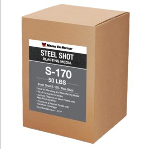 steel shot s-170 - blasting media - fine shot size (50lb)