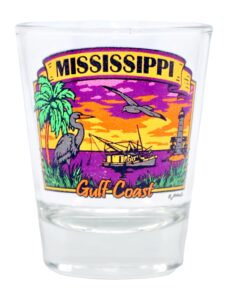 mississippi gulf coast shot glass