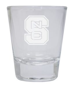 r and r imports nc state wolfpack etched round shot glass officially licensed collegiate product