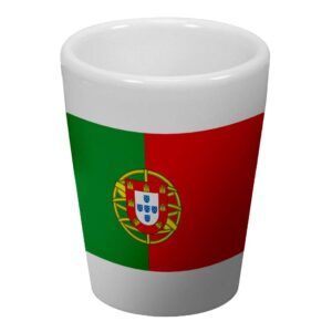 express it best shot glass - flag of portugal (portuguese)