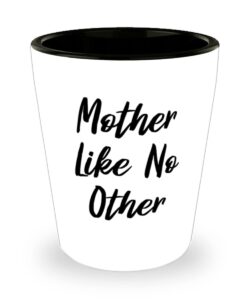 mother like no other mother shot glass, useful mother, ceramic cup for mom